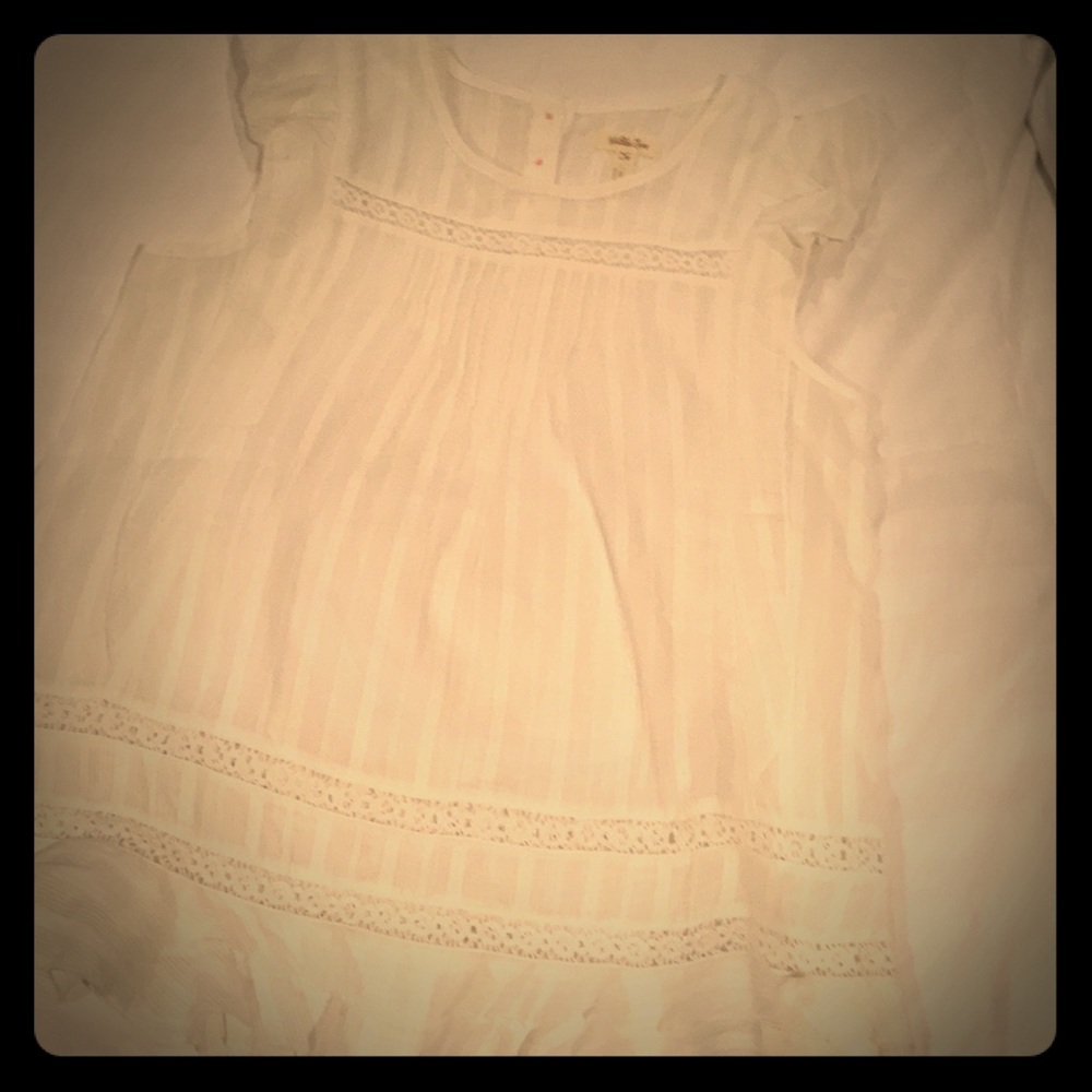 Matilda Jane White Morning Dew Top {Small}